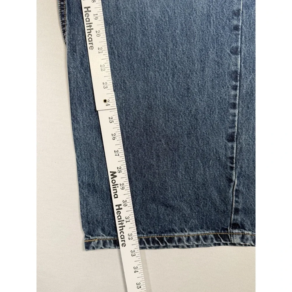 Harley-Davidson Jeans Mens 43x31 Blue Medium‎ Wash Straight Denim Motorcycle